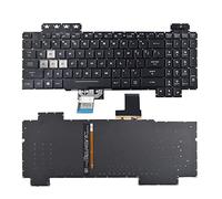 SUNMALL Teclado de Repuesto Compatible con ASUS TUF Gaming FX505 FX505DD FX505DV FX505DU FX505DY FX505GD FX505GE FX505GM FX505GT TUF705DD TUF705DT TUF705DU con retroiluminación RGB