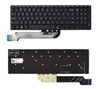 SUNMALL Teclado de repuesto compatible con Dell Inspiron 15-5565 15-5567 P66F 15-5570 P75F 15-5575 15-5583 15-7566 15-7567 P65F 15-7577 15-7000.17 17 17 17 17 -3585 17-3780 Negro diseño de EE. UU