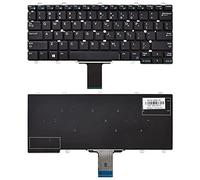 SUNMALL Teclado de repuesto compatible con Dell Latitude 3150, 3160, 3340, 3350, 5250, P25S, 7250, E5250, E5270, E7250, sin marco, color negro