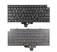 SUNMALL Teclado de repuesto compatible con Dell Latitude 5320 gris, sin marco, sin punto de seguimiento y sin respaldo