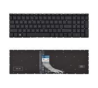 SUNMALL Teclado de repuesto compatible con HP 250 G7 255 G7 15-DA 15-DB 15-DK 15-DR 15-DW 15-DU 15S-DU 15-DY 15s-DY 15s-EQ 15-EF 15s-FQ 15-GW 17-CA fuera