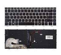 SUNMALL Teclado de repuesto compatible con HP EliteBook 745 G5 745 G6 840 G5 846 G5 840 G6 846 G6.ZBook 14u G5 ZBook 14u G6 con retroiluminación (sin puntero)