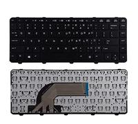 SUNMALL Teclado de repuesto compatible con HP Probook 430 G2 445 G2 440 G0 440 G1 445 G1 con Frame Us Layout