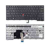 SUNMALL Teclado de repuesto compatible con Lenovo IBM Thinkpad E450 E450C E455 E460 E465 W450 con puntero (sin retroiluminación)