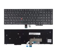 SUNMALL Teclado de repuesto compatible con Lenovo IBM ThinkPad E570 E570C E575 con puntero (sin retroiluminación)