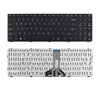 SUNMALL Teclado de repuesto compatible con Lenovo IdeaPad 100-15IBD B50-50 con marco US Layout negro PK1310E2A00 SN20K41553 LCM15H23US-686