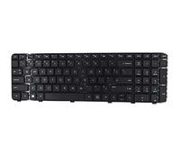 SUNMALL teclado de repuesto con marco compatible con HP Pavilion DV6-6000 DV6-6100 DV6-6B00 DV6-6C00 DV6T-6000 DV6T-6100 DV6T-6200 DV6-6108US DV6-6114US DV6-6B26US DV6-6C10US Series Laptop US Layou