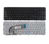 SUNMALL Teclado de Repuesto con Marco para HP Pavilion 17-E 17-E000 17-e100 Serries Laptop Negro US Layout