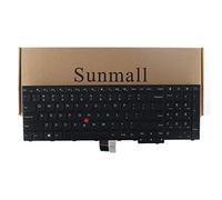 SUNMALL teclado de repuesto para portátil Lenovo Thinkpad E550 E550C E555 E560 E565 Series negro US diseño (6 meses de garantía)