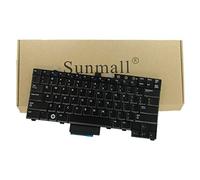 SUNMALL - Teclado de repuesto para portátil (sin puntera) compatible con Dell Latitude E5300 E5400 E5500 E5410 E5510 Series P/N: FM753 0FM753 FNGF0 0FNGF0 NSK-DBB1D US Layout (6 meses de garantía)