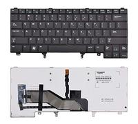Sunmall Teclado retroiluminado de Repuesto para DELL Latitude E5420, E5430, E6220, E6320, E6330, E6420, E6430, E6440, diseño de EE. UU, Color Negro with Pointer Stick