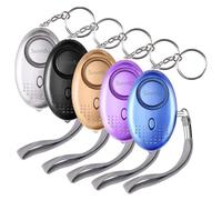 SUNMAY Alarma Personal para Mujeres, 5 Piezas, 140 dB con Luz LED