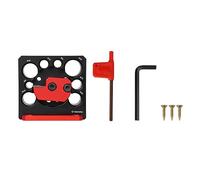Sunmeit 1 juego de herramientas para hacer varillas redondas de barra redonda herramienta compacta para trabajar la madera negro y rojo de 8 mm - 20 mm con hoja de carburo