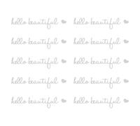 Sunmeit 10 Pegatinas para Espejo Retrovisor, Regalos de CalcomaníAs para Coche para Mujeres, Pegatinas de Vinilo Impermeables para Ventanas de Coche, Espejos, PortáTiles, Color