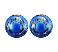 Sunmeit 2 balones de fútbol profesionales, tamaño 5, oficiales, para entrenamiento, competición, fútbol al aire libre, color azul