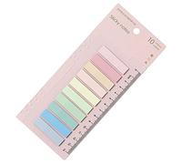 Sunmeit 200 Piezas Marcadores de PáGina de Colores, PestañAs Adhesivas en 10 Colores, de Notas Adhesivas de NeóN, de PáGina Grabables una Prueba de Agua, Estilo 4