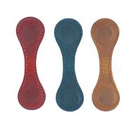 Sunmeit 3 marcadores magnéticos para libros de cuero, clip para leer, amantes de los libros, escritores, lectores, niños y mujeres