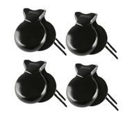 Sunmeit 4 Piezas CastañUelas EspañOlas CastañUelas Flamencas Tradicionales CastañUelas de PercusióN Manual de Madera Instrumento Musical para Principiantes-C