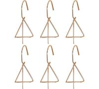 Sunmeit 6 Piezas de Colgadores para Macetas de Terracota, para Colgar Macetas, Colgadores de Plantas, Colgadores de Pared de Metal para Plantas de JardíN, Rosa