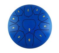 Sunmeit 6 Pulgadas 11 Tonos Tambor de LengüEta de Acero Tambor de Mano Baqueta PercusióN Instrumento Musical Pandereta Accesorios de Tambor-C