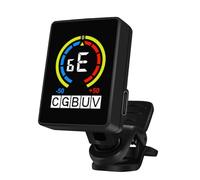 Sunmeit Afinador de guitarra con carga USB para guitarra eléctrica acústica y bajo, afinador de clip, pantalla LCD, accesorios de afinador de guitarra