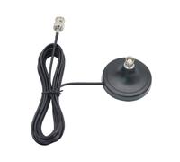 Sunmeit BNC RG174 - Cable de extensión de antena macho y hembra con base magnética fuerte de 3 metros para micrófono inalámbrico Q9