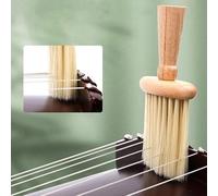 Sunmeit Cepillo de Limpieza Universal para ViolíN, Cepillo de Limpieza Profesional Suave y Profundo para Accesorios de ViolíN Guzheng, Herramientas para Barrer el Polvo