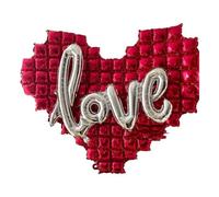 Sunmeit Fondo en Forma de CorazóN Globo de Papel de Aluminio para Pared Globos con Letras de Amor para Fiesta de Bodas Feliz DíA de San ValentíN A