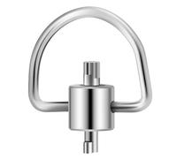 Sunmeit Llave de Tapa de Bloqueo HVAC, Herramienta Versátil para Llave de Bloqueo Manipulación de Llave Múltiple para HVAC 410A y R22 para Tapas Seguras para Refrigerantes