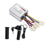 Sunmeit Motor de Controlador Cepillado para Scooter EléCtrico de 24 V y 350 W + Kit de EmpuñAdura Giratoria de Acelerador para Bicicleta EléCtrica de Scooter EléCtrico