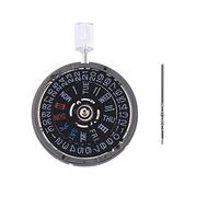 Sunmeit NH36 Movimiento Reloj Mecánico 3.8 Posición de corona Piezas de repuesto Accesorios Reloj Movimiento para Diver'S MOD Sub 24 Joyas, Negro