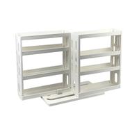 Sunmeit Organizador de Gabinete Plegable, Organizador de Deslizante, Organizador Giratorio de Cocina para Gabinete, Deslizable