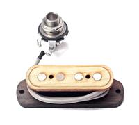 Sunmeit Pastilla de guitarra de 4 cuerdas con conector de 6,35 mm para caja eléctrica, piezas de repuesto de guitarra