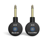 Sunmeit Transmisor inalámbrico para guitarra eléctrica, transceptor de bajo, accesorios para instrumentos musicales, A13