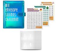 Sunmeit Únete al desafío de ahorro de 100 sobres de 52 semanas para ahorrar 5 en un año con nuestra carpeta de presupuesto D