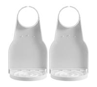 sunmin Portavasos para detergente, dispensador de gotas para detergente, para enjuague suave, contenedor de líquidos, organizador, bandeja de , 2 unidades