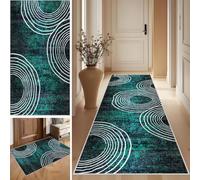 SUNMME Alfombra de Pasillo Larga Alfombras Cocina Lavable Alfombra Corredor Antideslizante Tapetes Alfombras de área Vintage Tapete Pelo Corto para Sala Habitacion Dormitorio Comedor 40 x 60 cm