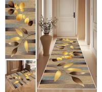 SUNMME Alfombra de Pasillo Larga Alfombras Cocina Lavable Alfombra Corredor Antideslizante Tapetes Alfombras de área Vintage Tapete Pelo Corto para Sala Habitacion Dormitorio Comedor 50 x 80 cm