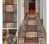 SUNMME Alfombras de Pasillo Larga Alfombra Cocina Lavable Alfombra Corredor Antideslizante Alfombras de área Absorbente Alfombra Lavadero Pasillo Alfombrilla para Entrada Comedor 40 x 60 cm