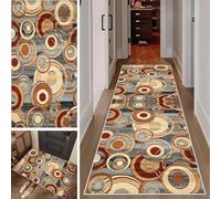 SUNMME Alfombras de Pasillo Larga Alfombra Cocina Lavable Alfombra Corredor Antideslizante Alfombras de área Absorbente Alfombra Lavadero Pasillo Alfombrilla para Entrada Comedor 60 x 180 cm