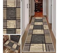 SUNMME Alfombras de Pasillo Larga Alfombra Cocina Lavable Alfombra Corredor Antideslizante Alfombras de área Absorbente Alfombra Lavadero Pasillo Alfombrilla para Entrada Comedor 40 x 160 cm