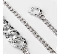 SUNMME Cadena de oro Cinturón Dangle, Cinturón Vestido de cinturón chapado en oro Cadena gruesa con círculo de cadena de cadena de joyería corporal para mujeres (Plata)