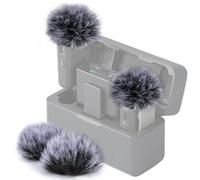 SUNMON 4 Filtros Antipop para Micrófonos DJI, Parabrisas de Felpa para Micrófonos Inalámbricos DJI, Filtros Antipop Profesional para Exteriores a Prueba de Viento y Sonido