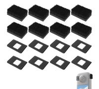 SUNMON 8 Micrófonos para Cámara Insta360 X3/X4, Protección Contra el Viento, Cámara Micrófono, Parabrisas, Manguito Viento para Reducir el Ruido del Viento