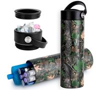 SUNMON Funda de viaje para enfriador de insulina, bolsa de viaje para diabetes aprobada por la TSA, botella térmica médica, estuche de viaje portátil para suministros para diabéticos (camuflaje)