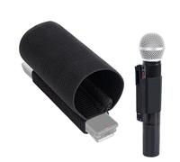 SUNMON Fundas Elástica de Sony TX660/TX650, Fundas Elásticas para Micrófono de Mano, Accesorios de Micrófono, Cinturón Elastico de Micrófono Universal (Negro)