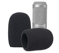 SUNMON Juego de 2 Fundas de Espuma para Micrófono de Estudio Audio-Technica AT2020, Protector Antipop de Micrófono, Compatible con AT-2035 AT-2050 ATR2500 ATR2500X AT-4040