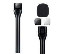 SUNMON Kit Adaptador de Micrófono de Mano para dji Mic Mini con Filtro Antipop, Mango de Micrófono con Protector Antiviento de Espuma, para Entrevistas, Vlogs, Transmisiónpara