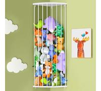 SUNMON Organizador de juguetes para niños, almacenamiento de juguetes de Navidad, almacenamiento de peluches para colgar en la pared, soporte de felpa para guardería, sala de juegos para dormitorio