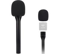 SUNMON Rode - Soporte de micrófono inalámbrico de Mano con Filtro Pop, Soporte para Wireless Go 2/Pro, dji Mic 2, Adaptador de micrófono de entrevista para Go/ME, Agarre Estable para cámara, vlogging
